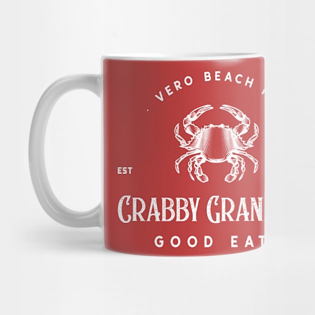 Crabby Grandpa's Restaurant Crab by Batcat Apparel